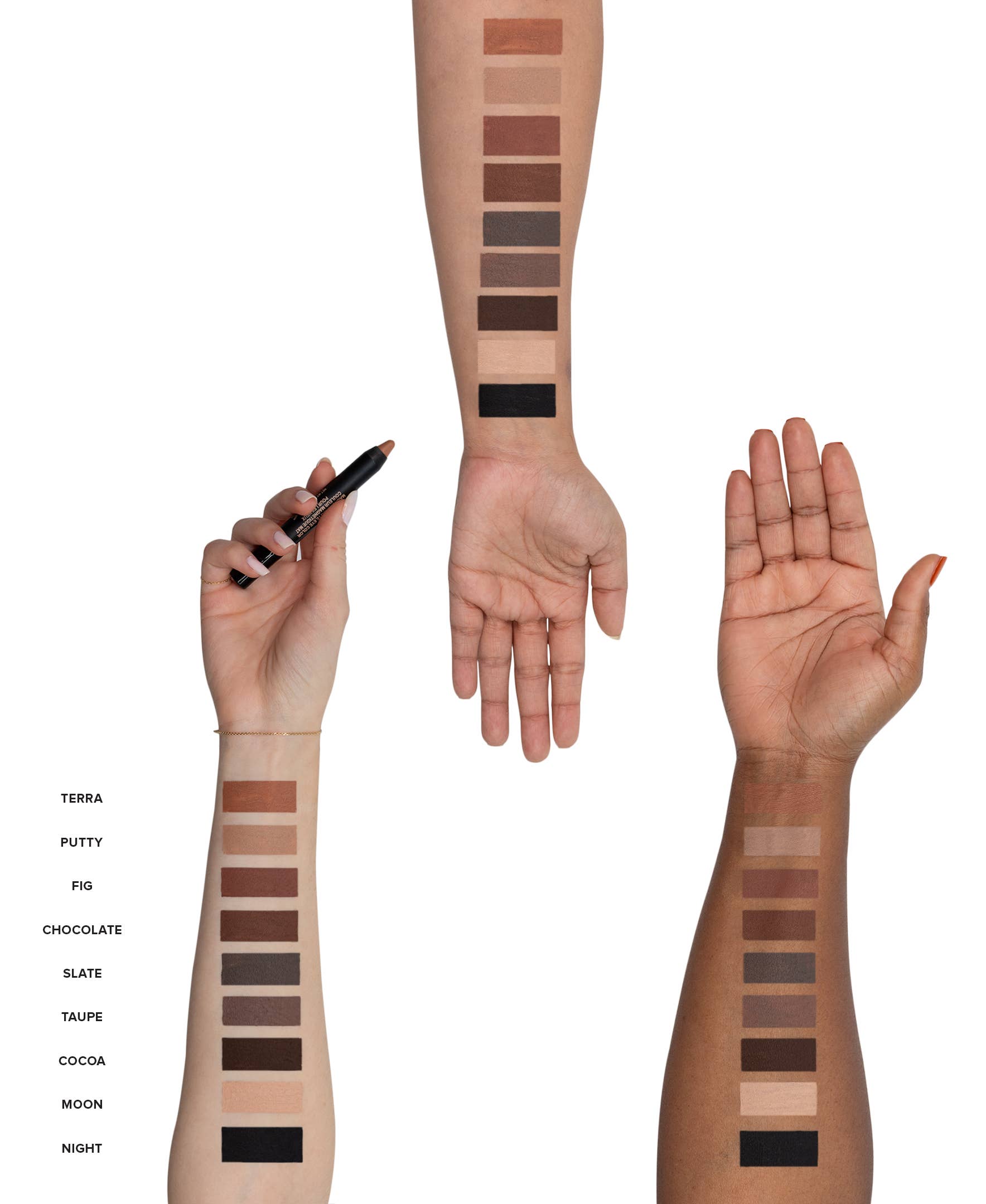 NUDESTIX Magnetic Matte oogschaduw – Slate
