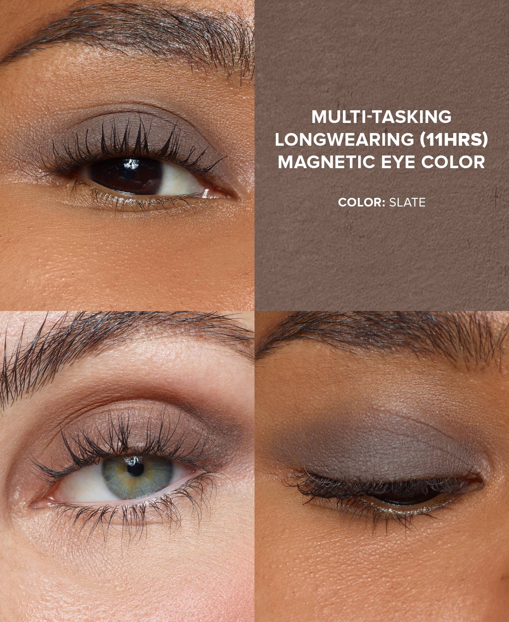 NUDESTIX Magnetic Matte oogschaduw – Slate