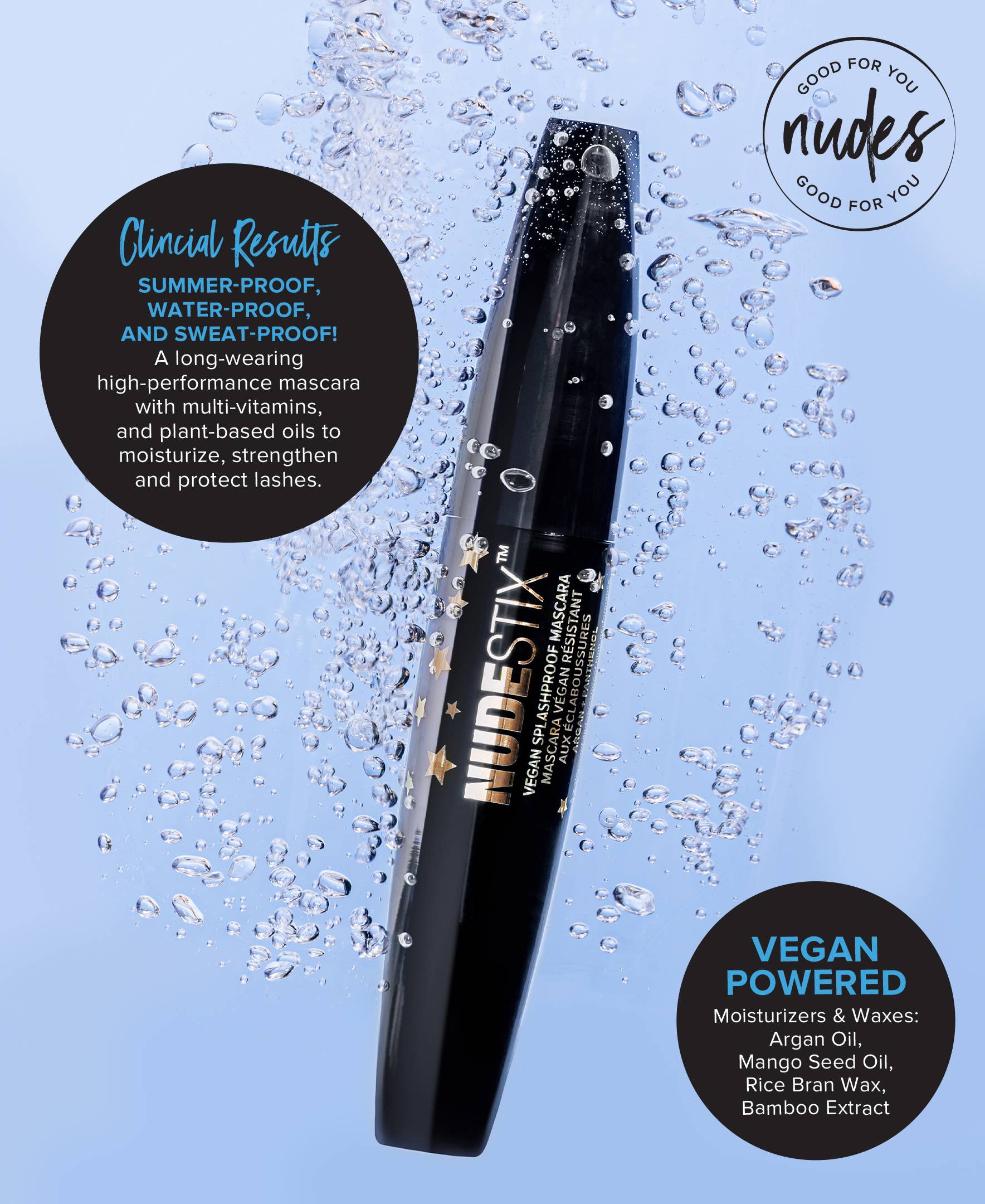 NUDESTIX spatwaterbestendige mascara