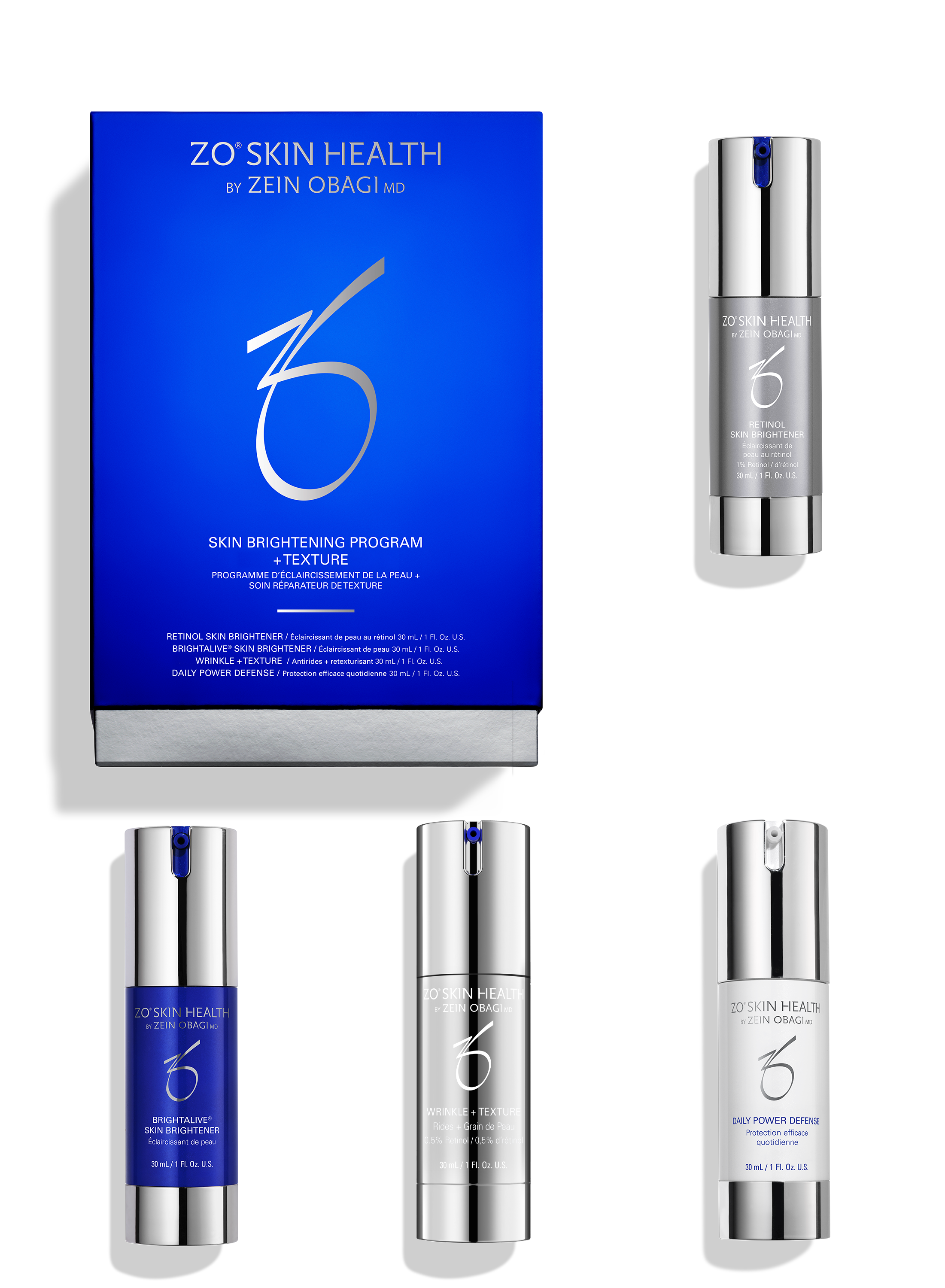 ZO Skin Health Skin Brightening Program + Texture Kit