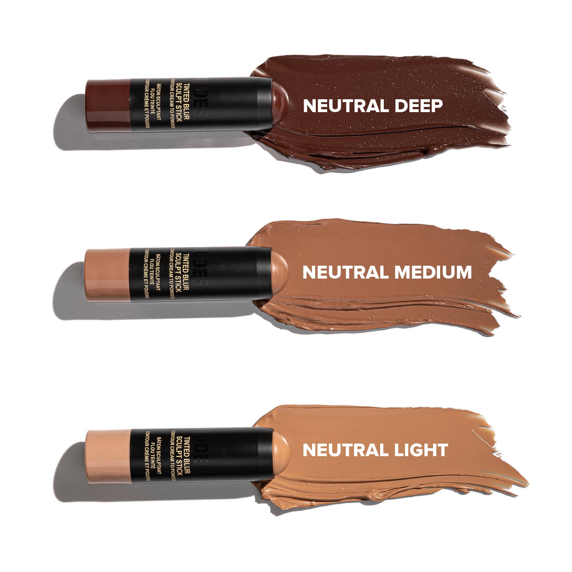 NUDESTIX Getinte Blur Sculpt-stick – Neutraal Medium