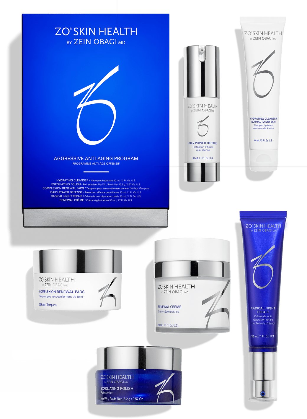 Zo Skin Health - Aggressive Anti - Aging Program 6 producten - Skinandcare